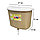 Пластиковый умывальник универсальный с крышкой и краном М033 коричневый, фото 2