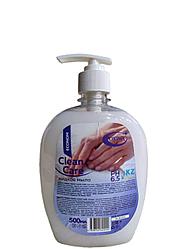 Жидкое мыло для рук Oxima Clean Care Эконом с дозатором, 0,5 л