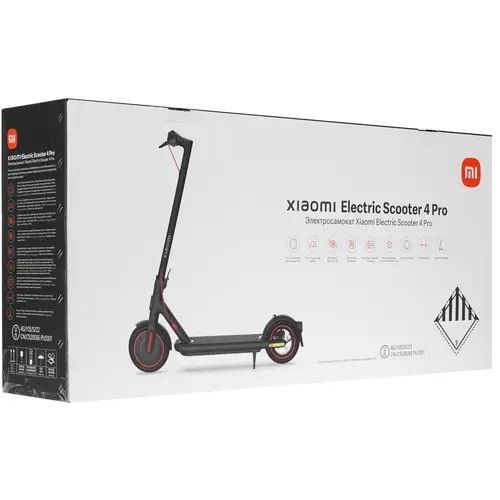 Электросамокат Xiaomi Mi Electric Scooter 4 Pro (DDHBC20NEB) черный - фото 2 - id-p116017826