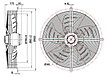 Вентилятор осевой MaEr Micro-motor YSWF127L80P6-800-7 3-F, 18000 м3/час, фото 3