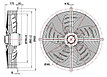 Вентилятор осевой MaEr Micro-motor YSWF127L80P6-800-7 3-F, 18000 м3/час, фото 4