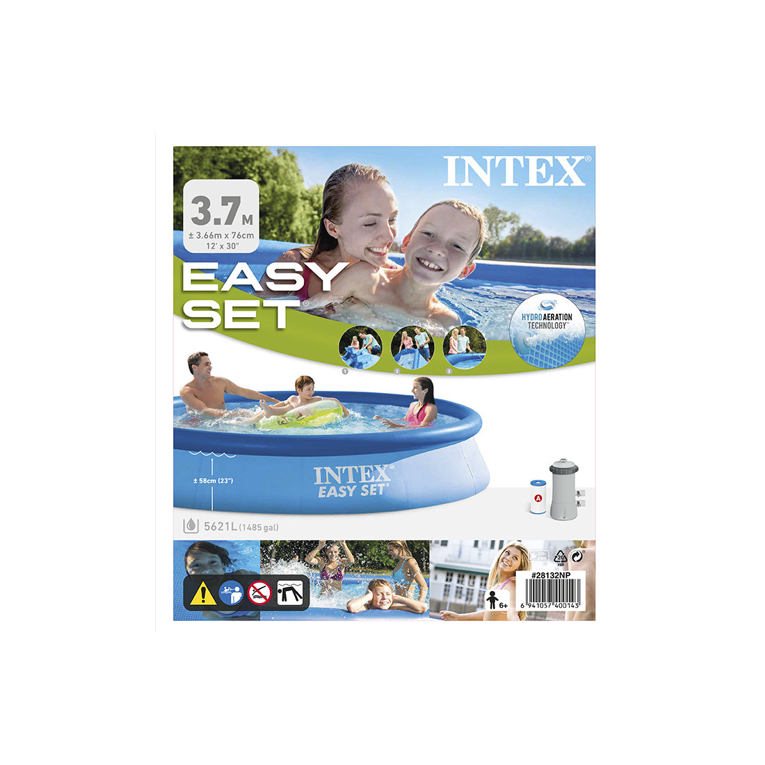 Бассейн INTEX Easy Set 28132NP (366x366x76 см) синий - фото 3 - id-p116019658