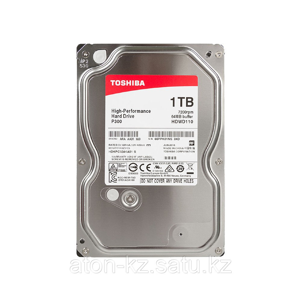 Жесткий диск, Toshiba HDWD110UZSVA HDD 1TB - фото 1 - id-p116019697