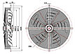 Вентилятор осевой MaEr Micro-motor YSWF127L80P6-900 3-F, 22000 м3/час, фото 3