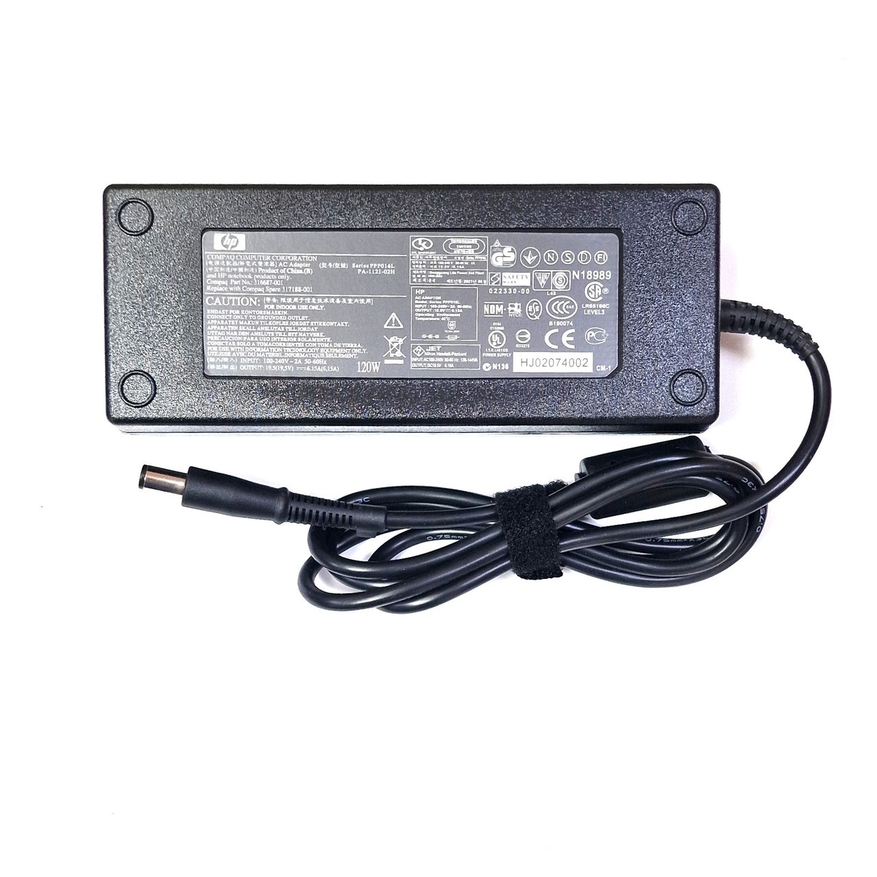 Блок питания PA 1121-02H для ноутбука HP 19.5V 6.15A 7.4*5.0 120W, фото 1