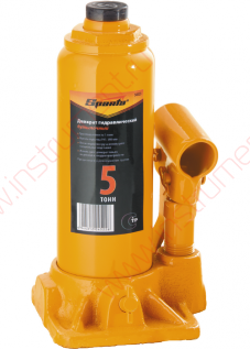Домкрат гидравлический бутылочный, 5 т, h подъема 195-380 мм SPARTA - фото 1 - id-p116020510
