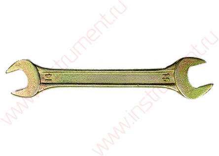 Ключ рожковый, 30х32 мм, желтый цинк// СИБРТЕХ