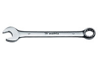 Ключ комбинированный, 17 мм, CrV, матовый хром MATRIX