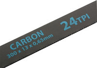 Металлға арналған темір аралауға арналған жүздер, 300 мм, 24TPI, Carbon, 2 дана. ЖАЛПЫ