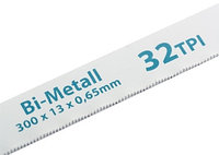 Полотна для ножовки по металлу, 300 мм, 32TPI, BiM, 2 шт. GROSS