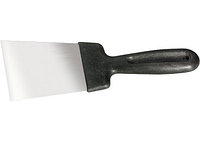 Шпательная лопатка из нержавеющей стали, 100 мм, пластмассовая ручка СИБРТЕХ/Р