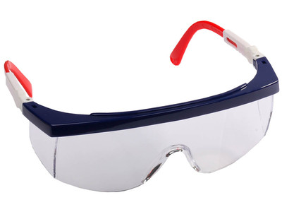 Очки STAYER защитные с регулируемыми по длине и углу наклона дужками, поликарбонатные прозрачные линзы - фото 1 - id-p116024808