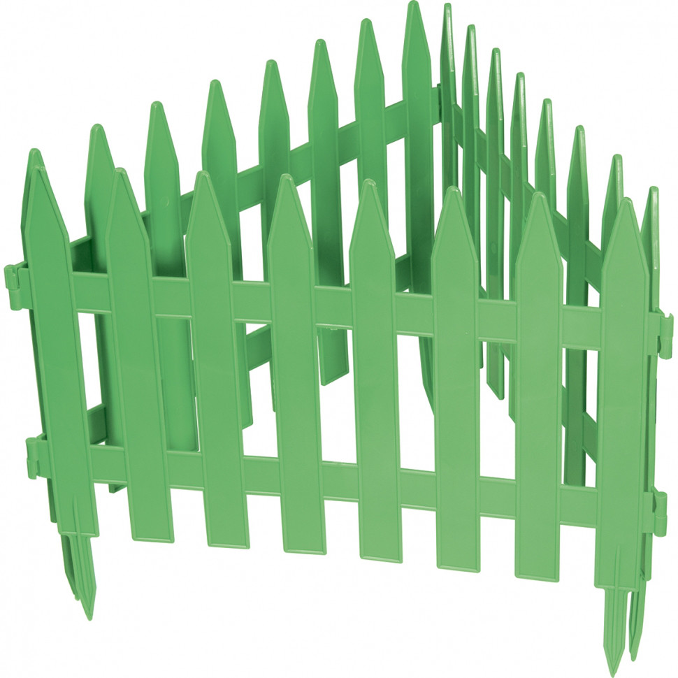 Забор декоративный "Классический", 28 х 300 см, зеленый Россия - фото 1 - id-p116024960