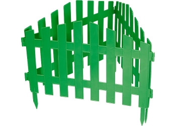 Забор декоративный "Барокко", 28 х 300 см, зеленый Россия - фото 1 - id-p116024964