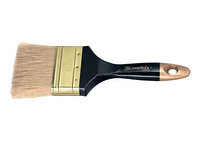 Кисть плоская "Профи" 3", натуральная щетина, деревянная ручка MATRIX