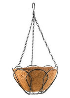 Декормен ілулі отырғызғыш, 25 см, ПАЛИСАД кокос себетімен