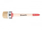 Кисть круглая Профи №10 (40 мм), натуральная щетина, деревянная ручка MATRIX