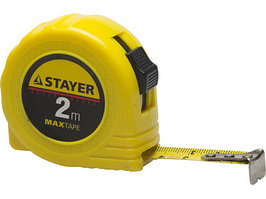 Рулетка "MaxTape", пластиковый корпус Stayer "Мaster" (7м/25мм)