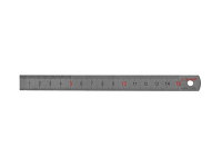 Линейка нержавеющая, непрерывная шкала Зубр (1/2мм / 1мм, 300 мм)