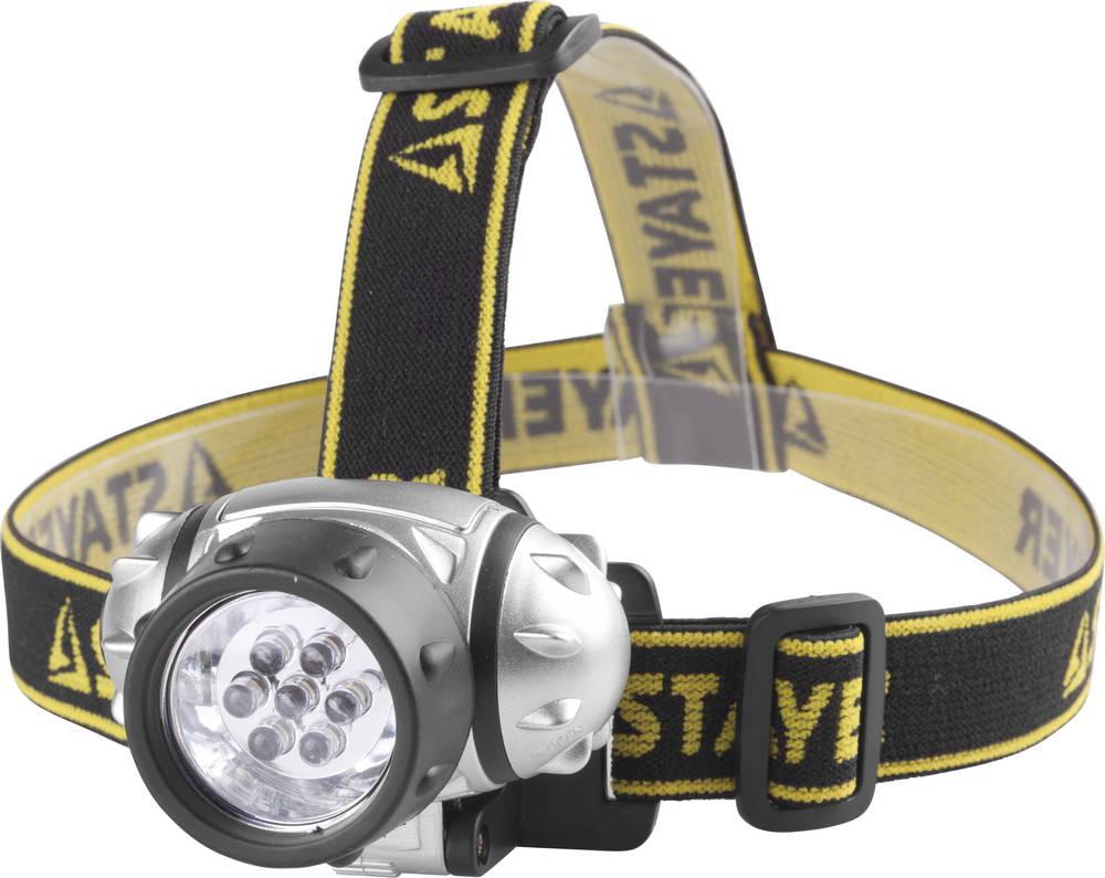 Налобный светодиодный фонарь 7LED, 3 режима, 3ААА STAYER STANDARD - фото 1 - id-p116028494