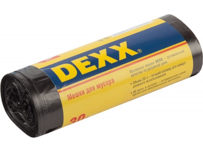 Мешки для мусора, черные Dexx 39150-60 (60л, 20шт) - фото 1 - id-p116028796