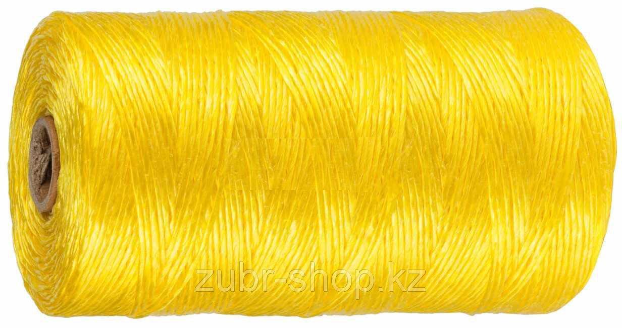 Шпагат ЗУБР многоцелевой полипропиленовый, желтый, 1200текс, 110м - фото 1 - id-p116028961
