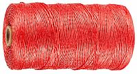 Шпагат ЗУБР многоцелевой полипропиленовый, красный, 1200текс, 110м