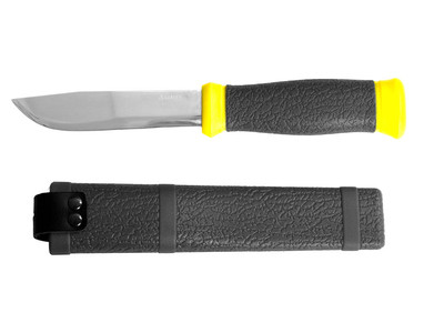 Нож туристический, пластиковые ножны Stayer Profi 47630 (110мм) - фото 1 - id-p116028837