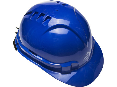 Каска защитная храповый механизм регулировки размера Зубр Эксперт 11094-3 (синяя) - фото 1 - id-p116029180