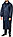 Плащ-дождевик ЗУБР 11617-52, сигнальный цвет, нейлоновый на молнии, размер 52-54, фото 4