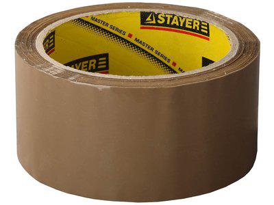 Лента клеящая, коричневая Stayer Master 1207-50 (45 мк, 48мм х 60м)