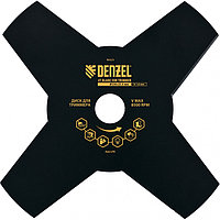 Диск для триммера, 230 х 25,4 мм. толщина 1,6 мм, 4 лезвия Denzel