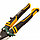 Ножницы по металлу, 270 мм, прямой и левый рез, сталь-СrMo, трехкомпонентные рукоятки Denzel, фото 3