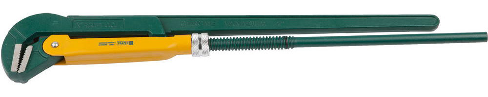 Ключ трубный, прямые губки, цельнокованный Kraftool 2734-40 (4 /745мм)