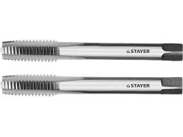 Комплект метчиков STAYER "MASTER", сталь 9ХС, М10х1,5, 2 шт