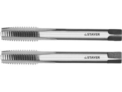 Комплект метчиков STAYER "MASTER", сталь 9ХС, М8х1,25, 2 шт