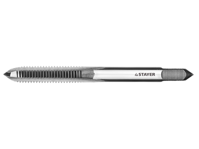 Метчик STAYER "MASTER" одинарный, для сквозных и глухих отверстий, сталь 9ХС, М6х1,0