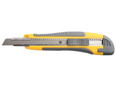 Нож с выдвижным сегмент. лезвием, пластмасс. Stayer Standard 0911 (18мм) - фото 1 - id-p116032904