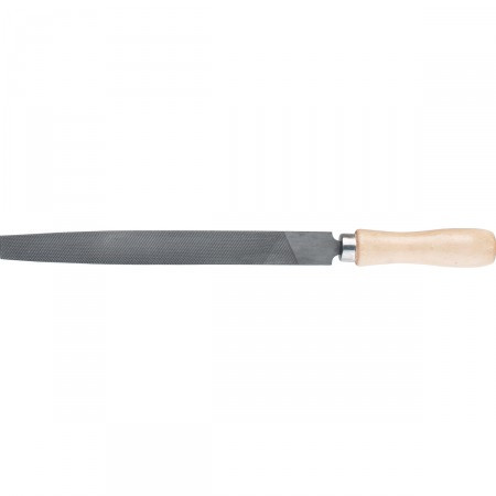 Напильник, 150 мм, плоский, деревянная ручка СИБРТЕХ