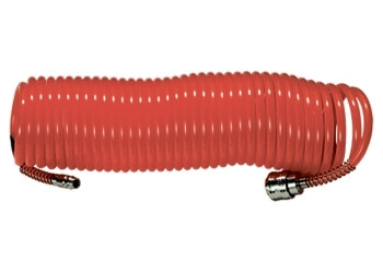 Шланг спиральный воздушный 8 х 12 мм, 18 бар, с быстросъемными соединениями, 10м. STELS