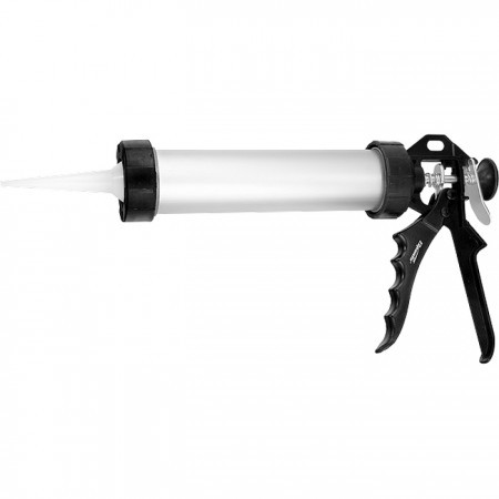 Пистолет для герметика, 750 мл, "закрытый", алюминиевый корпус, круглый шток 8 мм. SPARTA - фото 1 - id-p116034518