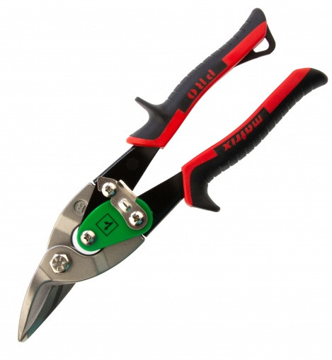 Ножницы по металлу, 250 мм, правый рез, сталь CRMO, двухкомпонентные рукоятки, PRO Matrix - фото 1 - id-p116035631