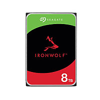 Жесткий диск HDD 8000 Gb Seagate IronWolf NAS, 3.5", 256Mb, 7200rpm, Serial ATA III-600 ST8000VN002