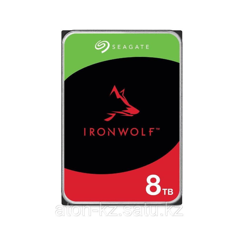 Жесткий диск HDD 8000 Gb Seagate IronWolf NAS, 3.5", 256Mb, 7200rpm, Serial ATA III-600 ST8000VN002