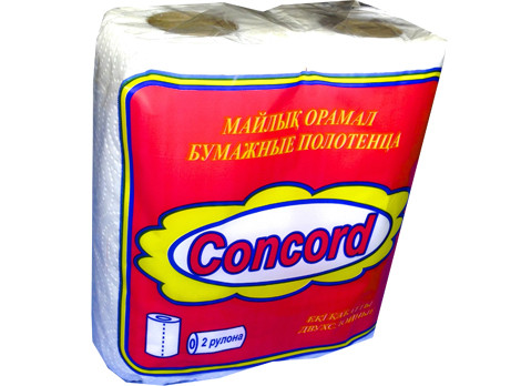 Полотенца бумажные Concord 2-слойные - фото 1 - id-p116039366