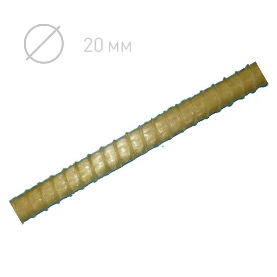 КОМПОЗИТНАЯ СТЕКЛОПЛАСТИКОВАЯ АРМАТУРА - Д 20 ММ, фото 1