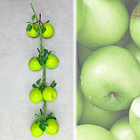 Искусственные фрукты яблоки 60 см зеленые