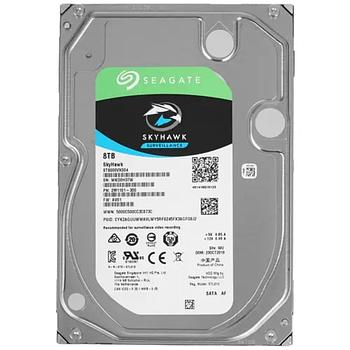 Накопитель на жестком магнитном диске Seagate Жесткий диск HDD 8TB SkyHawk ST8000VX004 3.5* SATA 6Gb