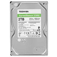 Жесткий диск для Видеонаблюдения HDD 2Tb TOSHIBA Surveillance S300 5400rpm 128Mb SATA3 3,5* HDWT720UZSVA