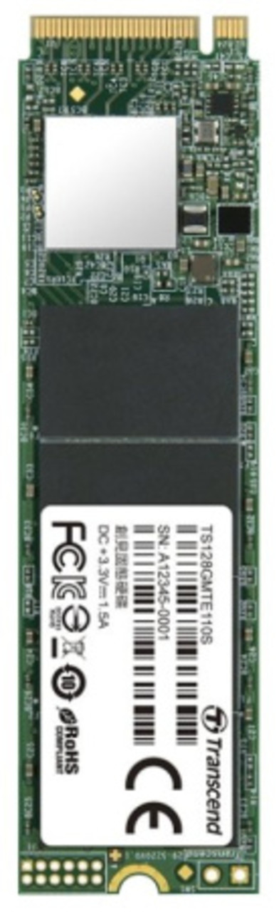 128 ГБ SSD диск Transcend SSD110S (TS128GMTE110S) зеленый - фото 2 - id-p112718436